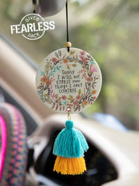 Car Air Freshener - Today I Will Not Stress-view 1