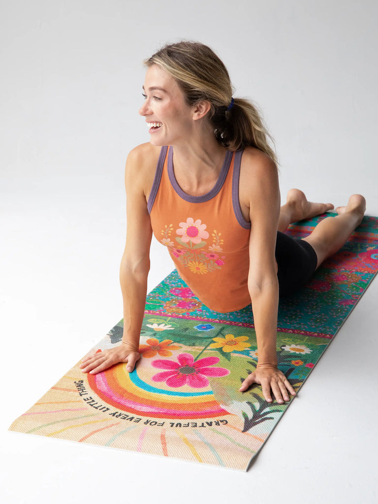 Yoga Mat - Grateful-view 1