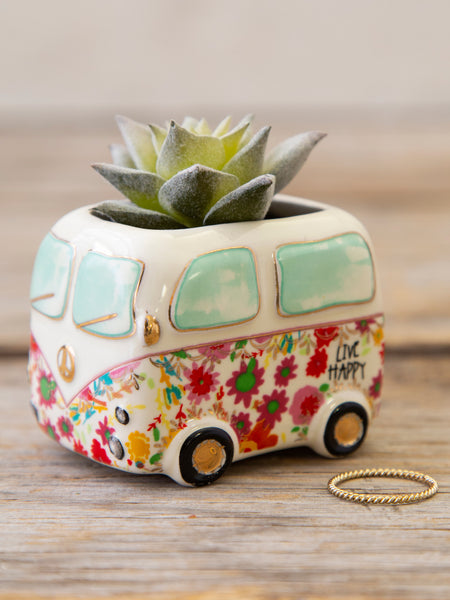 natural life mini hanging succulent Tiny Faux Succulents
