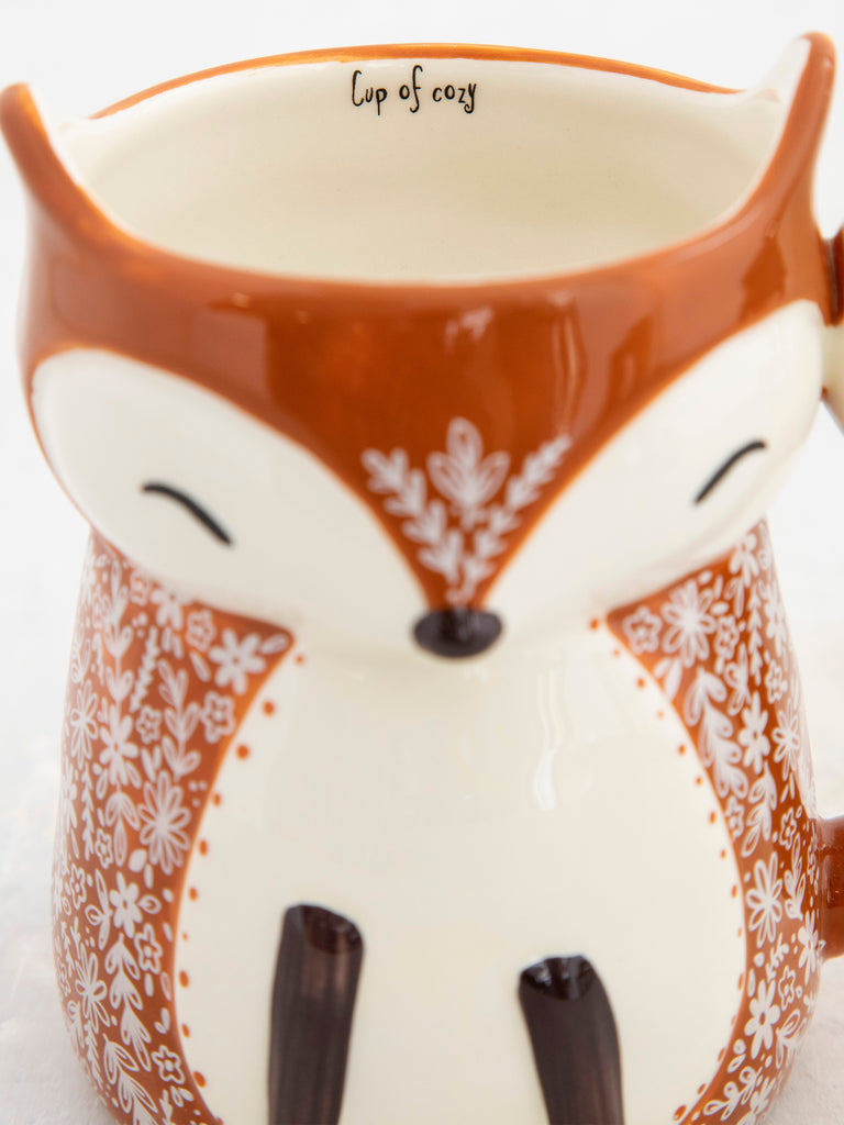 Folk Art Mug|Francis the Fox-view 3