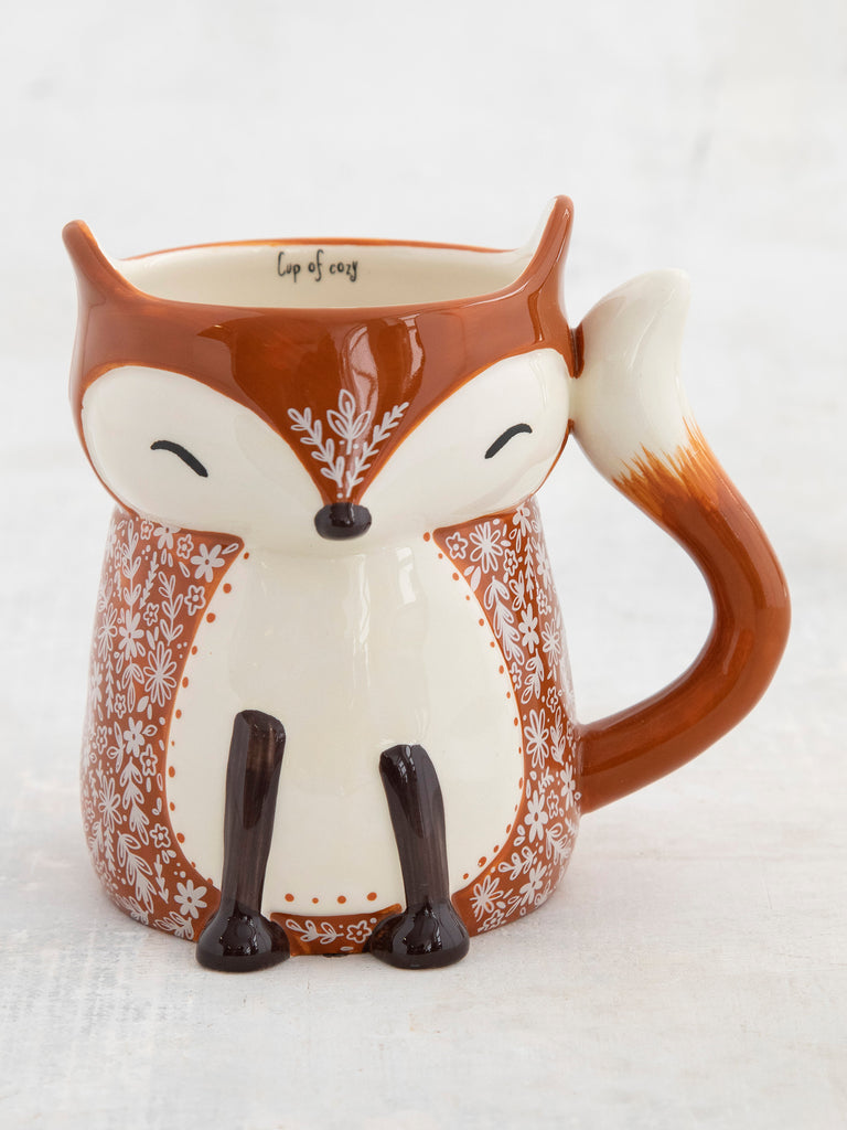 Folk Art Mug|Francis the Fox-view 2