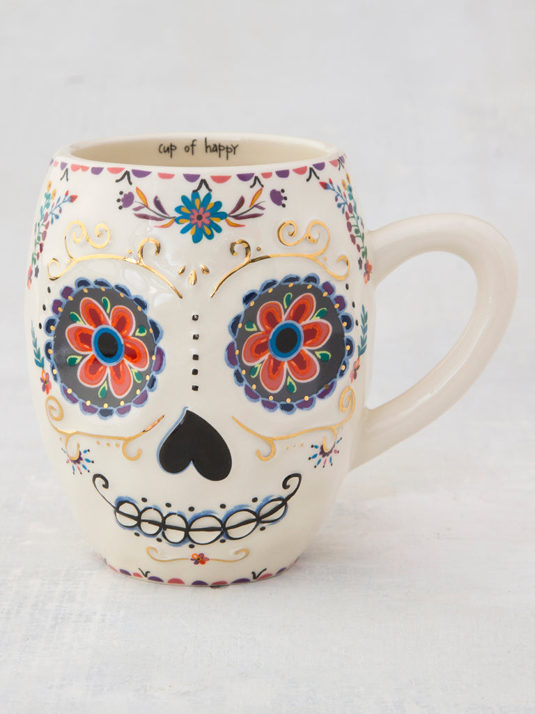 Folk Art Coffee Mug - Coco The Sugar Skull-view 1