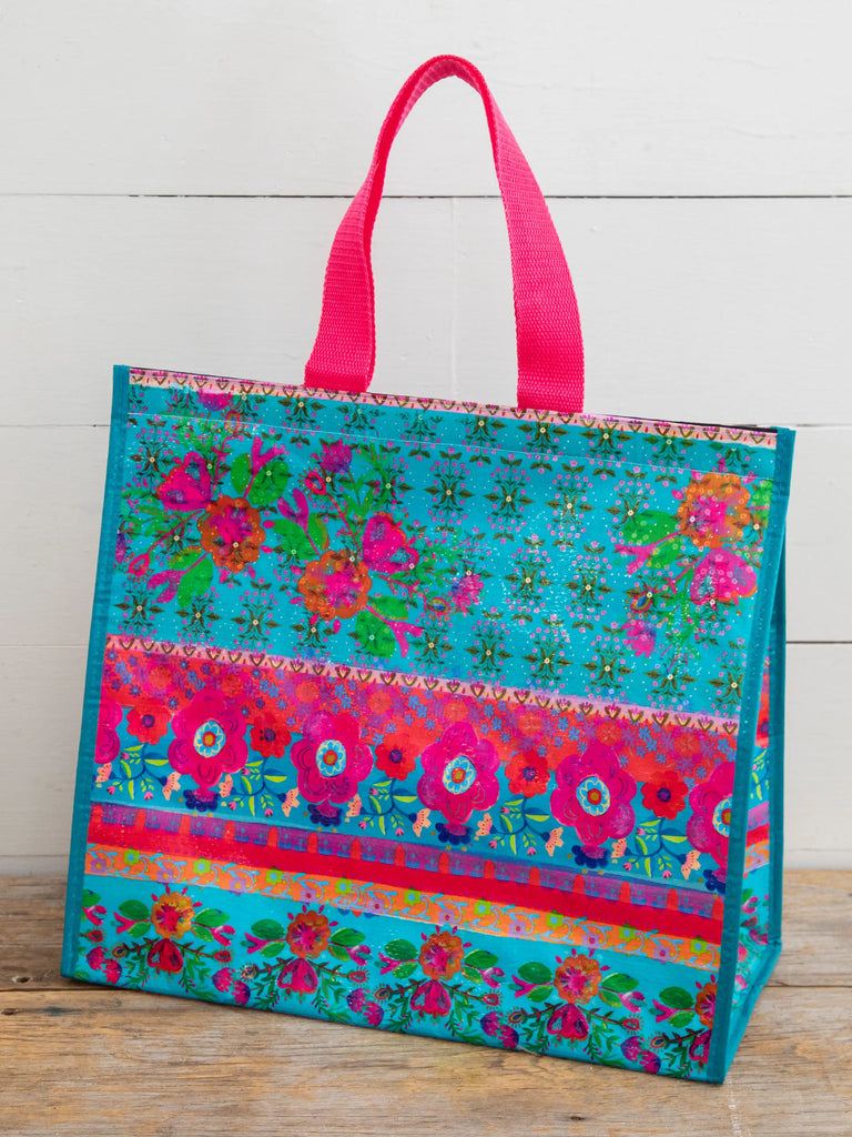 Insulated Cooler Tote - Floral-view 2