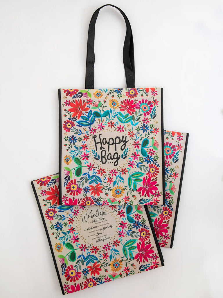 XL Happy Bag, Set of 3 - Bright Floral-view 2