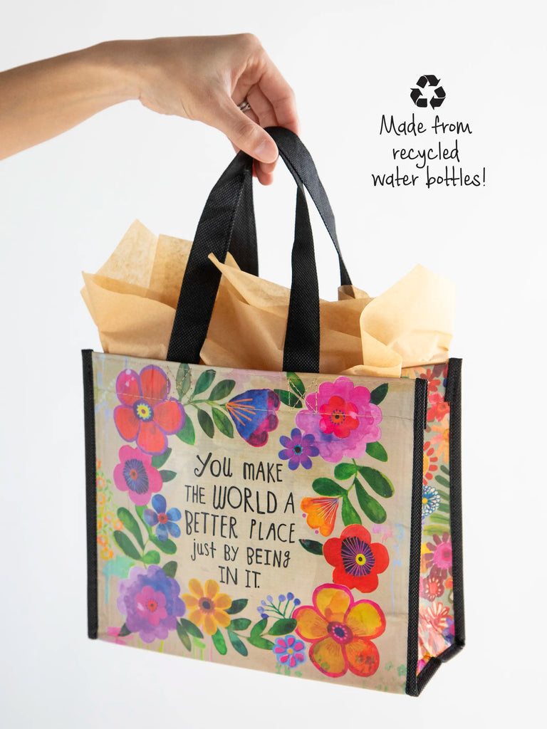 Medium Happy Bag, Set of 3 - You Make The World Better-view 1