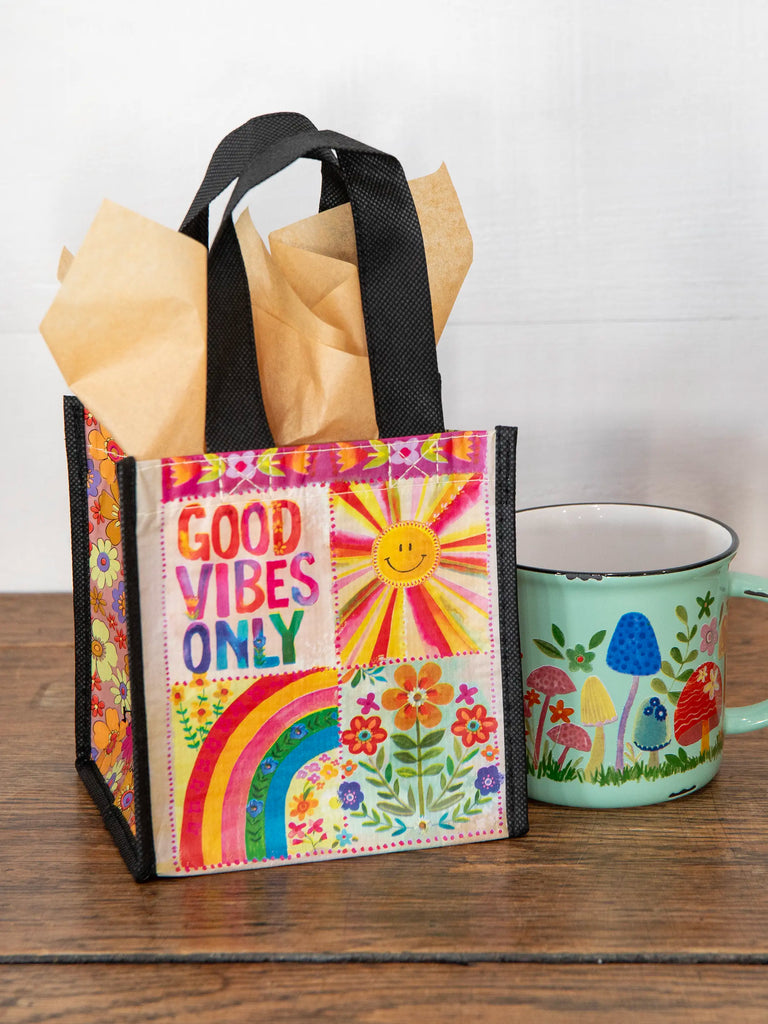 Small Happy Bag, Set of 3 - Cream Good Vibes Only-view 1