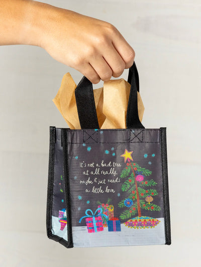 Small Happy Bag, Set of 3 - Holiday Tree-view 1