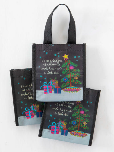 Small Happy Bag, Set of 3 - Holiday Tree-view 2