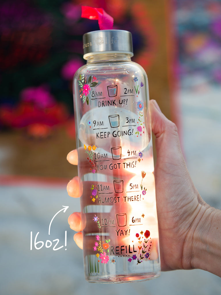 Glass Water Bottle|16oz-view 1