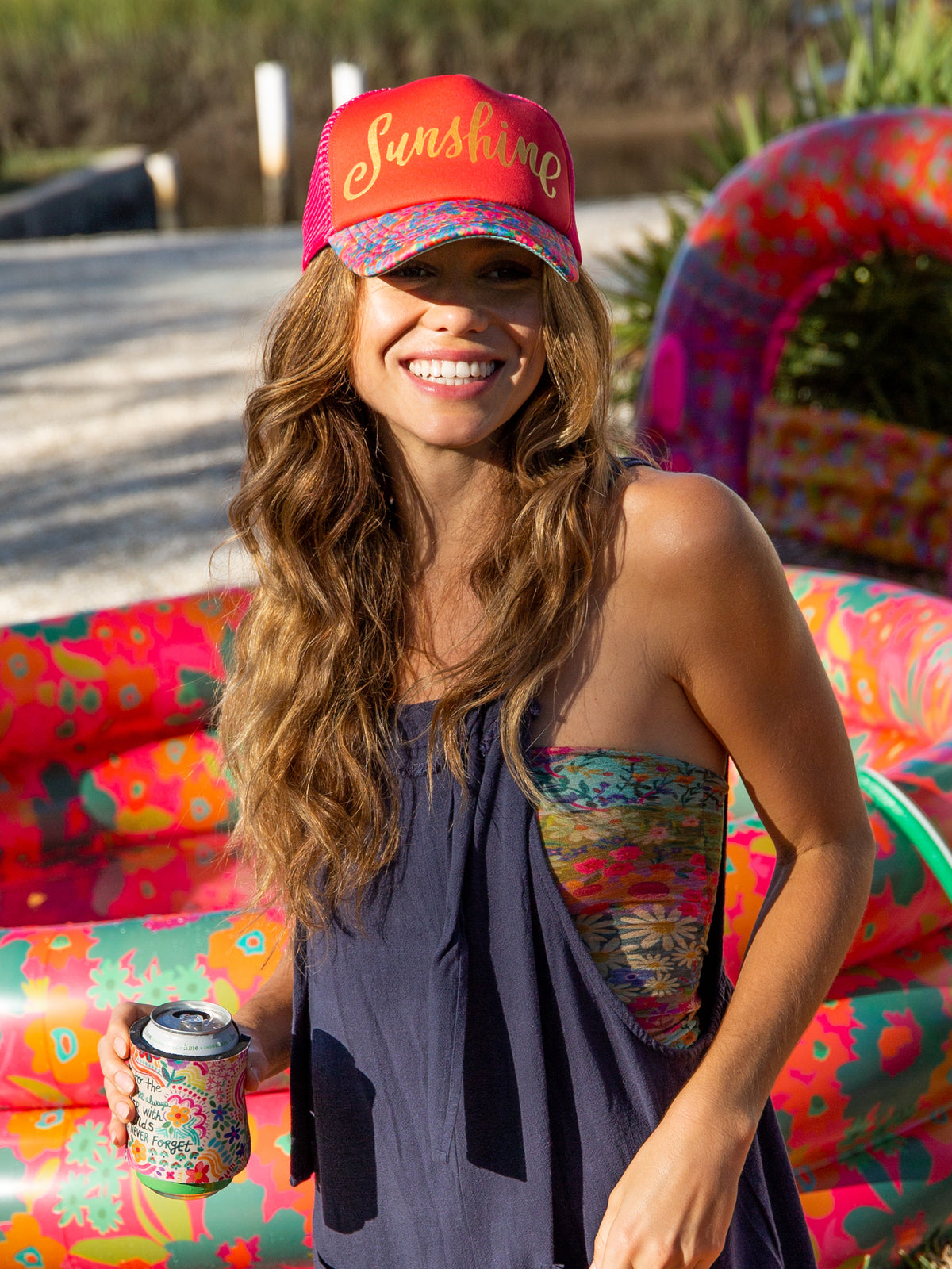 Trucker Hat Cotton Polyester Sun Sun Hat Women Adjustable Women main image 2