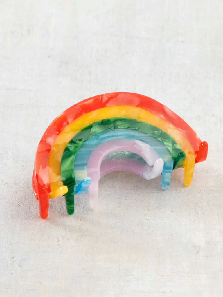 Rainbow Hair Claw - Rainbow-view 1