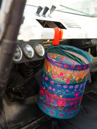Pop Up Car Trash Bin|Floral Border-view 1