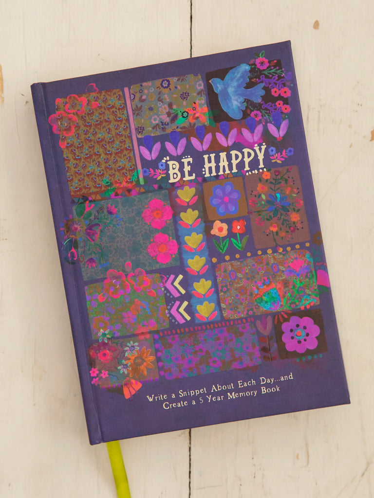 5 Year Daily Journal - Be Happy-view 1