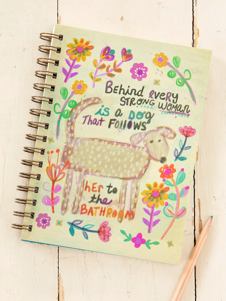 Spiral Notebook - Behind Every Strong Woman-view 1