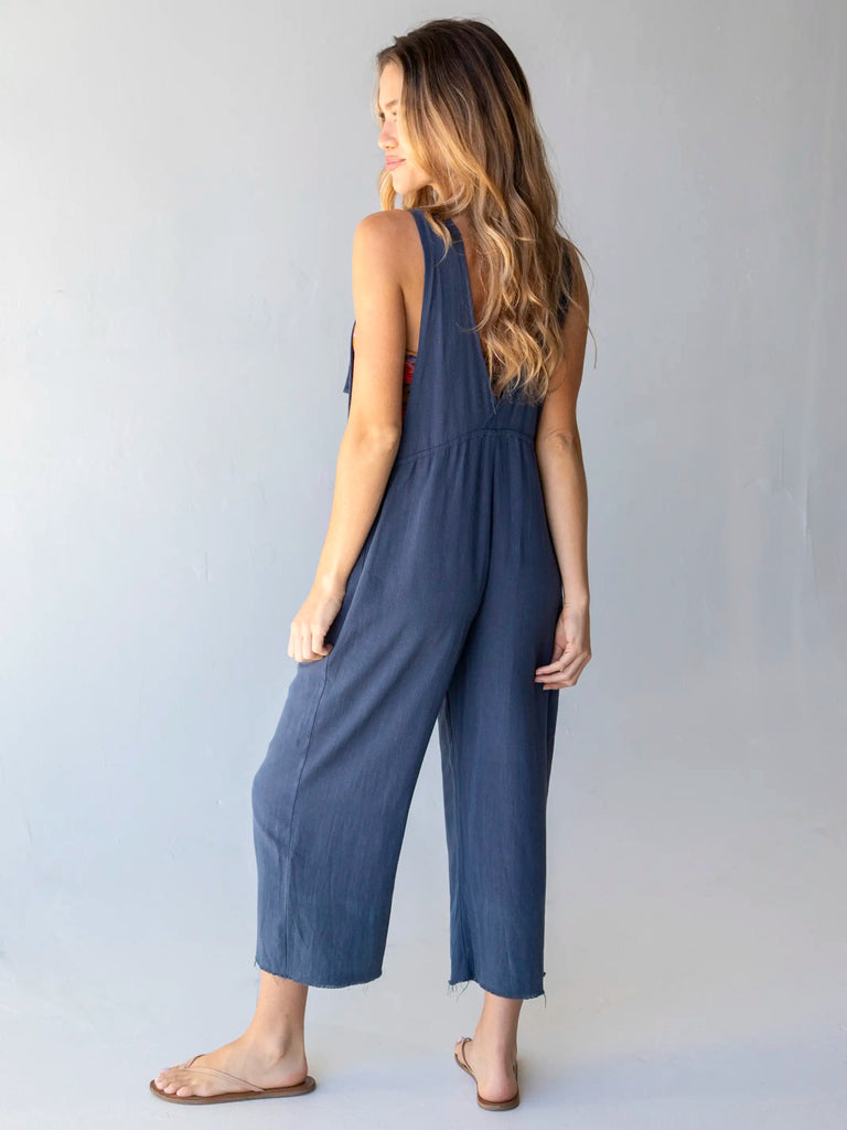 Carly Jumpsuit|Navy-view 4