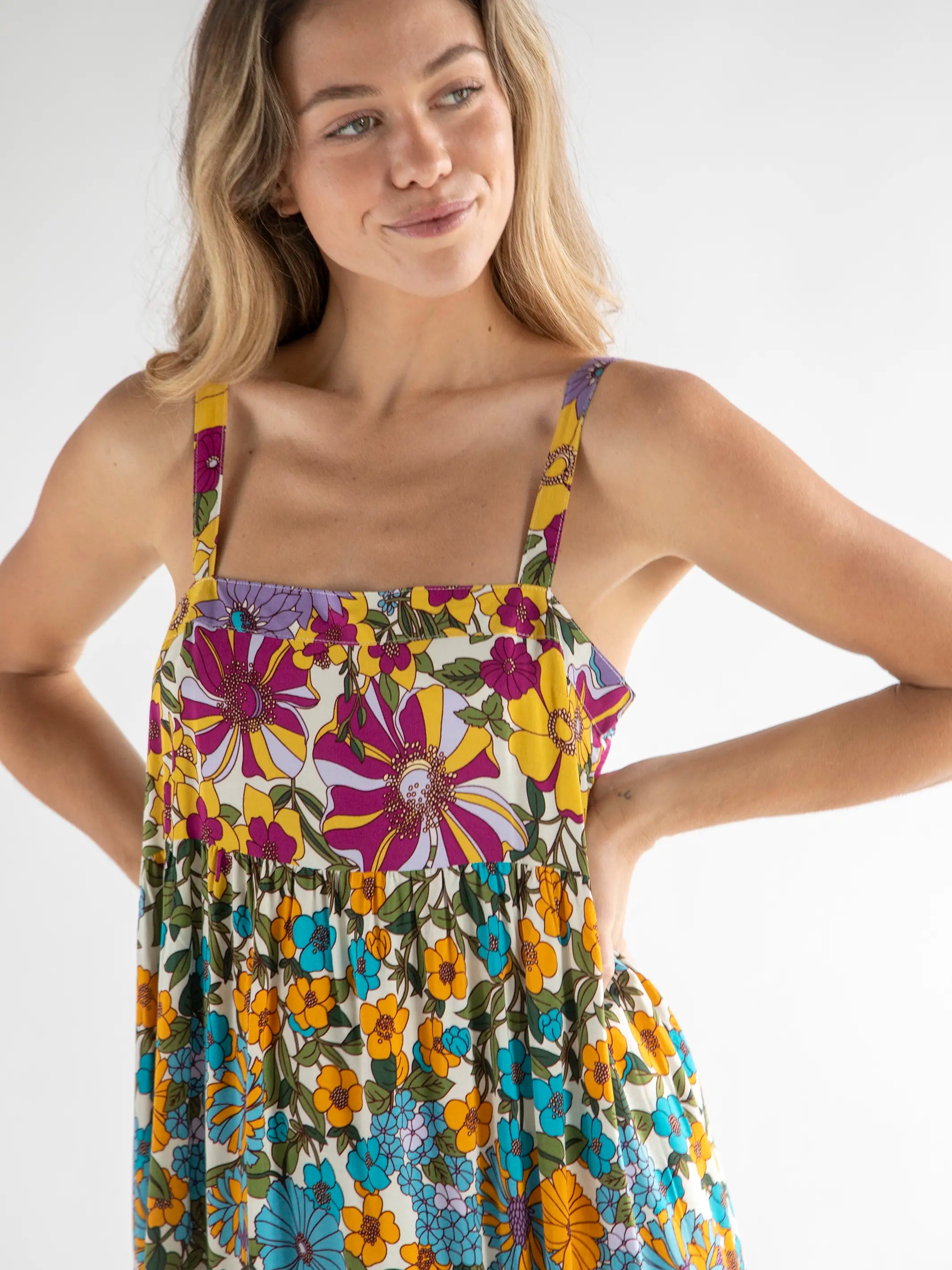 chinese dress ladies Patti Side Slit Maxi Dress