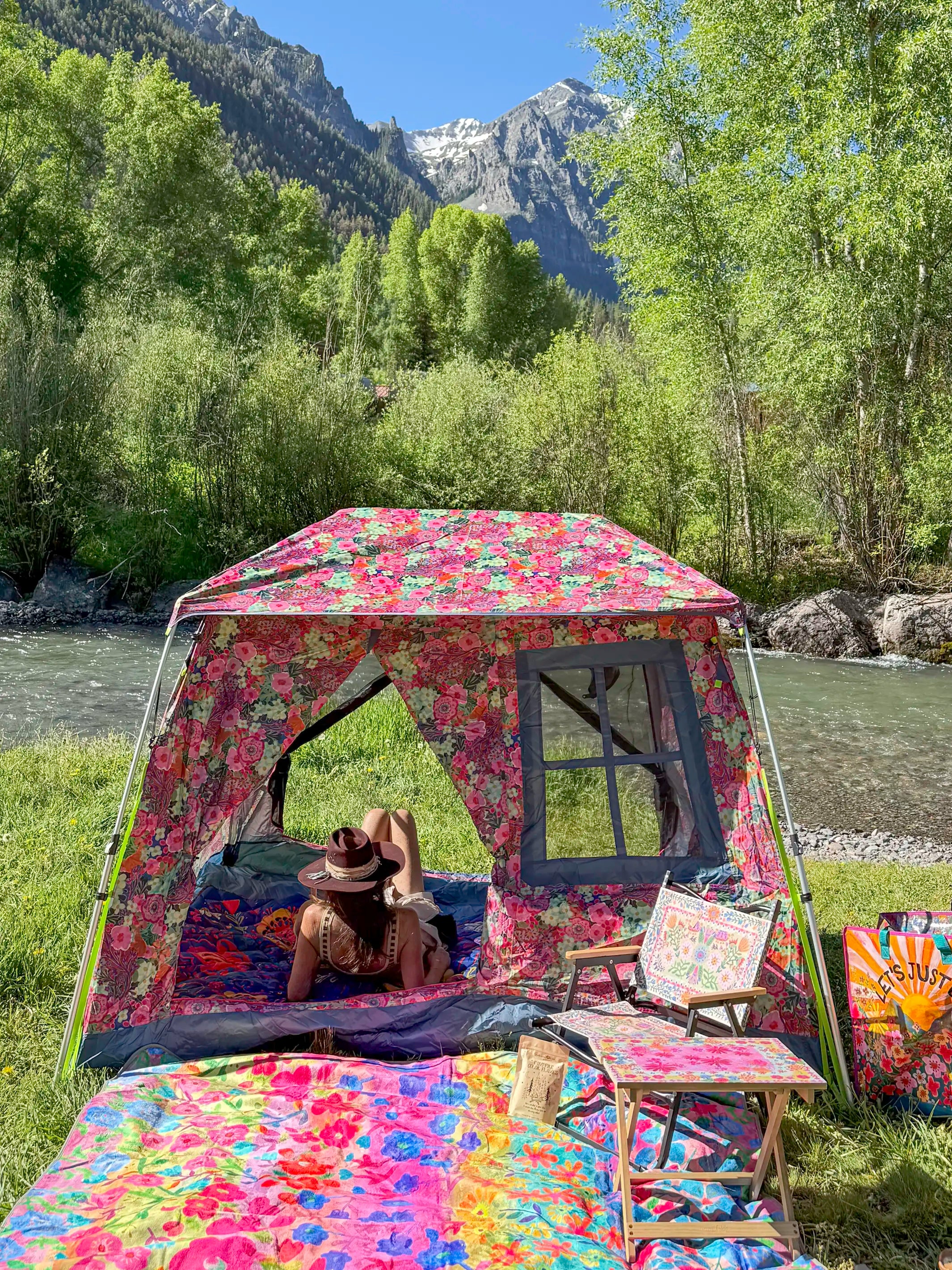 tented cottage Live Happy Camping Tent