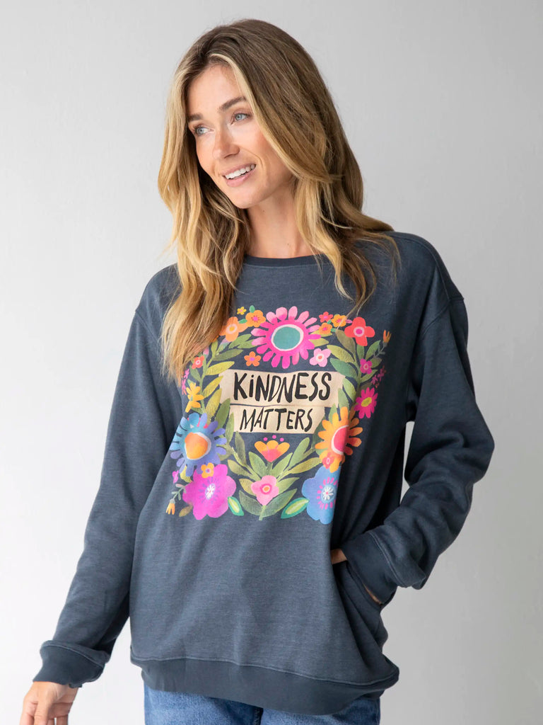 Comfy Pocket Sweatshirt - Kindness Matters-view 1