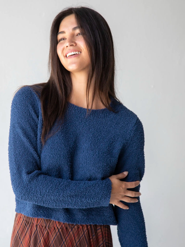 Super Cozy Pullover - Navy-view 3
