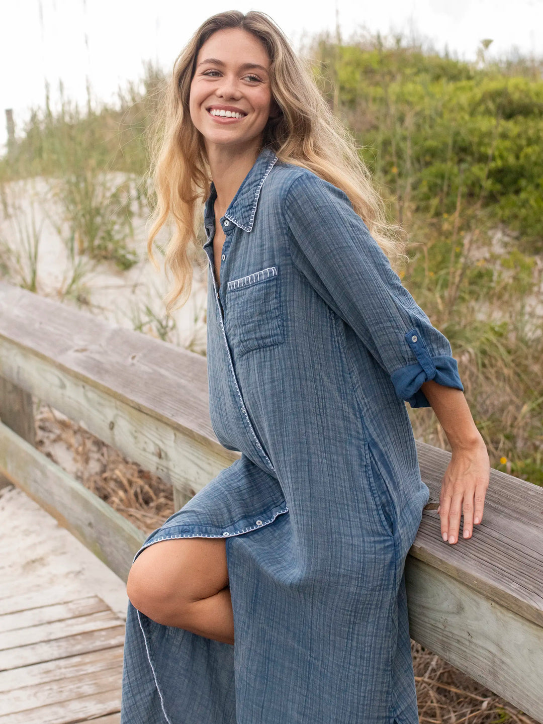 denim shirt dress LOAIHA Womens Long Sleeve Buton Down Jeans Dress Chambray Lapel Rolled Sleeve Dress Casual Trendy Spring Fall Maxi Dress with Pocket : Clothing, Shoes & Jewelry The contrast whipstitch white christmas dresses Women's Denim