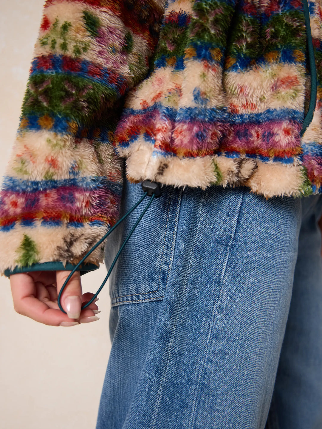 Coziest Quarter Zip Pullover Sweatshirt - Moose Cabin Borders