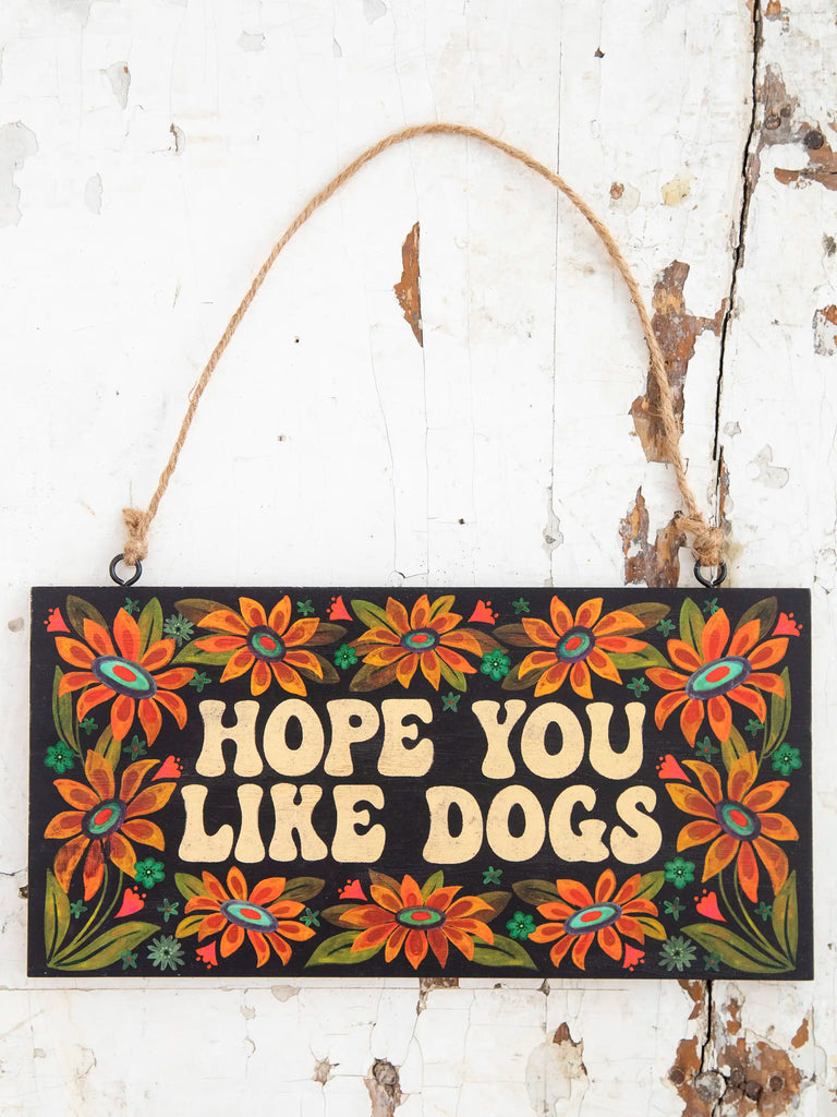 Wooden Sign - Like Dogs-view 1