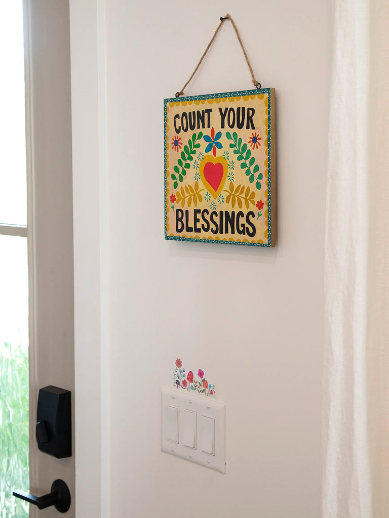Porch Sign - Count Your Blessings-view 3