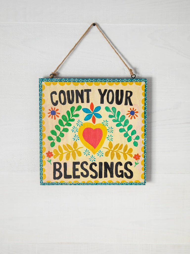 Porch Sign - Count Your Blessings-view 2