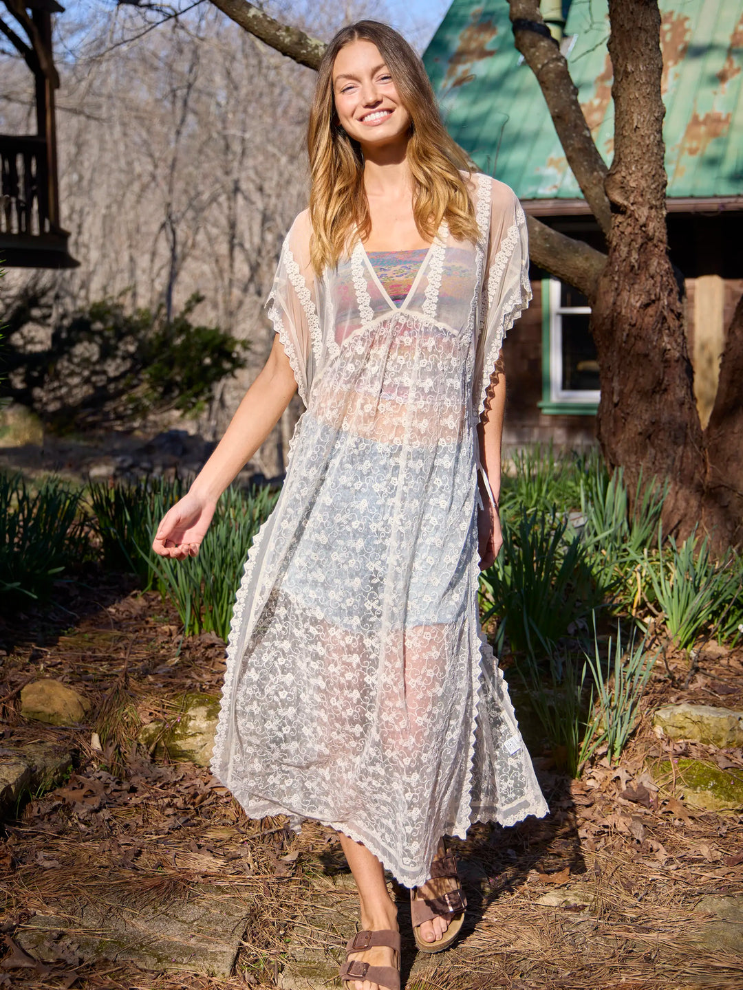 Eleanor Kimono - Ivory – Natural Life Eleanor Kimono - Ivory – Natural Life