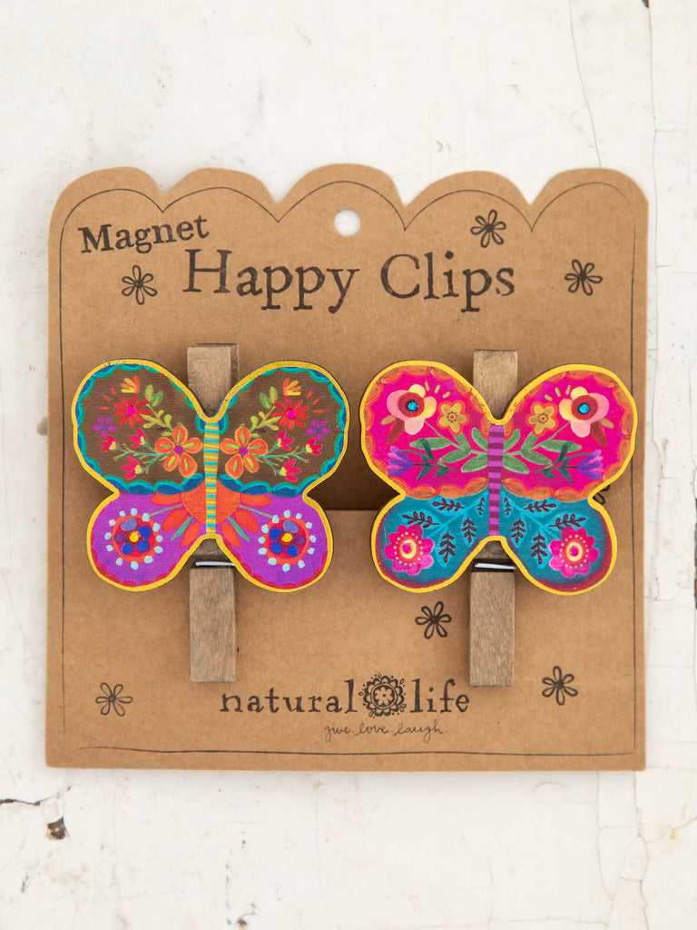 Magnet Bag Clips, Set of 2 - Butterfly-view 1