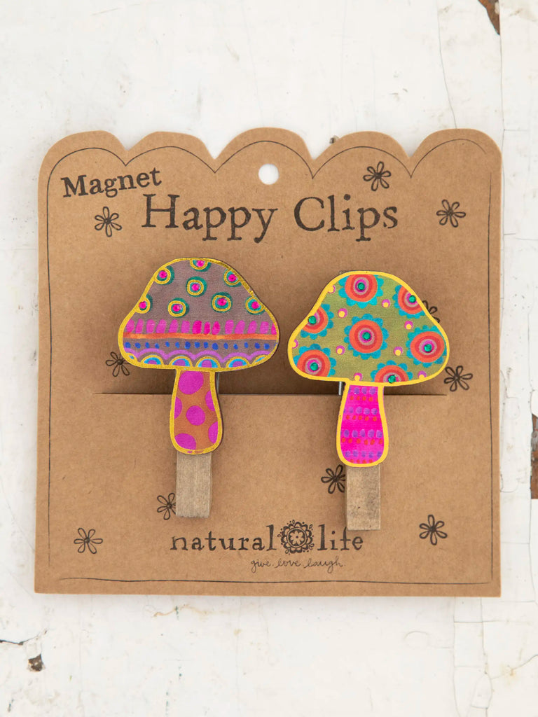 Magnet Bag Clips, Set of 2 - Mushroom-view 1