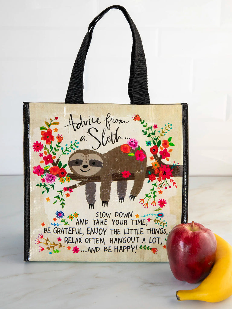 Insulated Lunch Bag - Advice From A Sloth-view 1