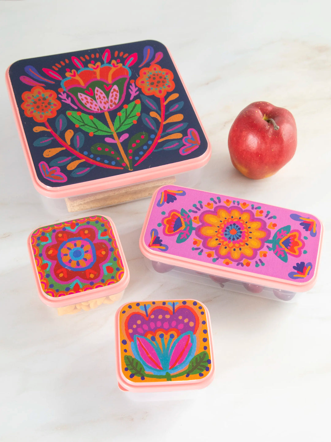 Hallmark Nesting Containers Nested Storage Containers Living & Co Round Nested Food Container 4
