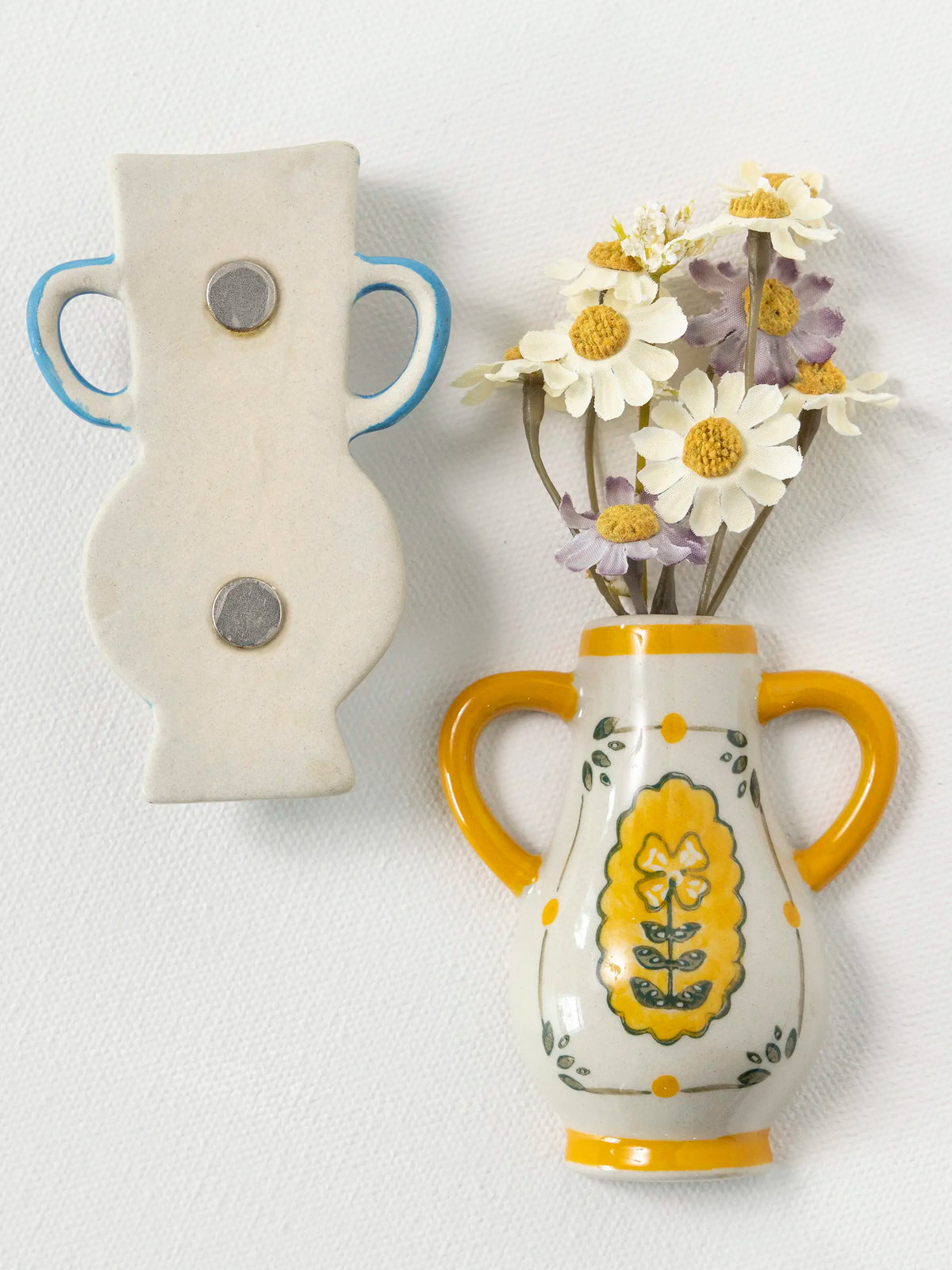 Stoneware Mini Vase Magnets, Set of 2 – Natural Life