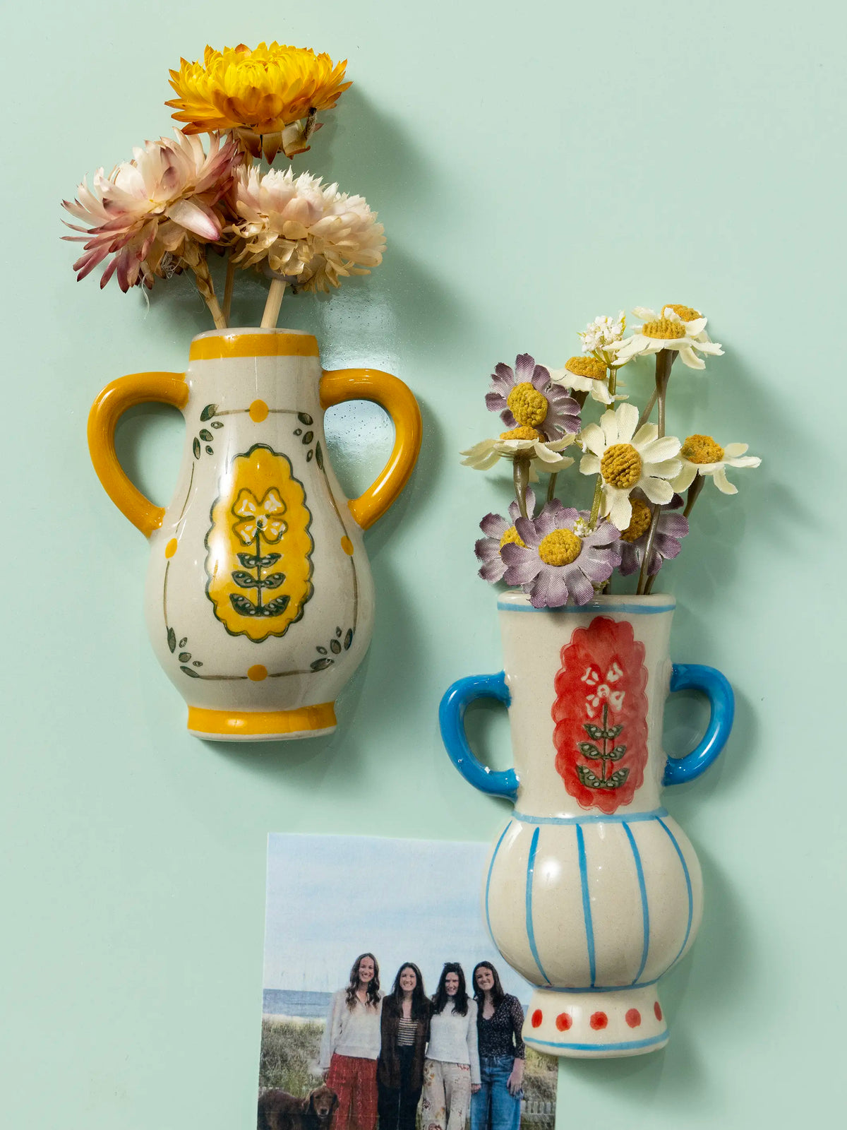 Stoneware Mini Vase Magnets, Set of 2 – Natural Life