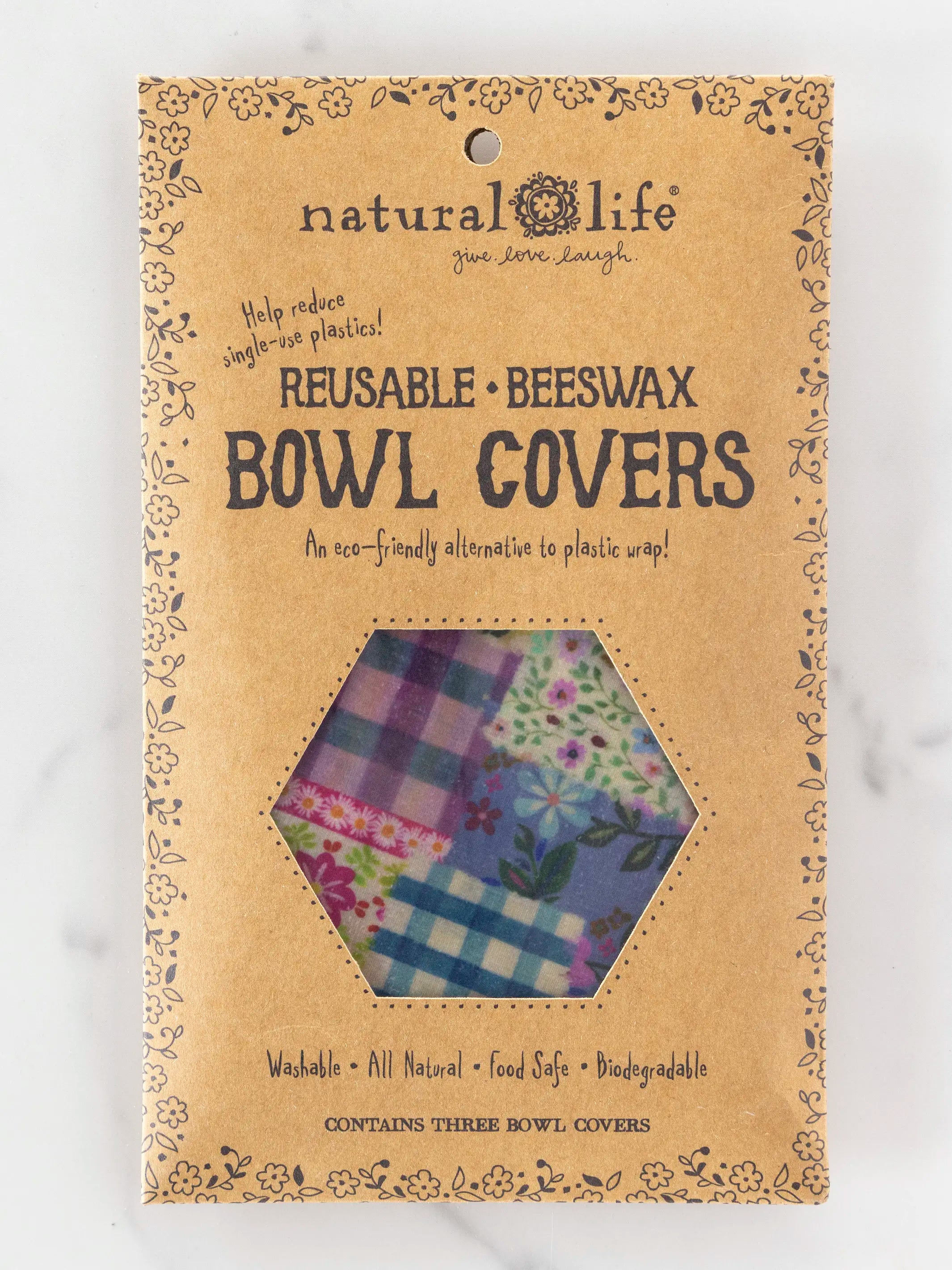 Natural Life Beeswax Bowl Covers