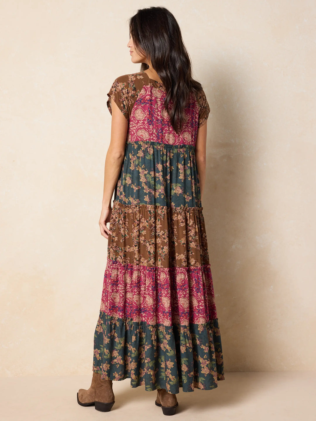 Berkley Maxi Dress - Mauve India Vines