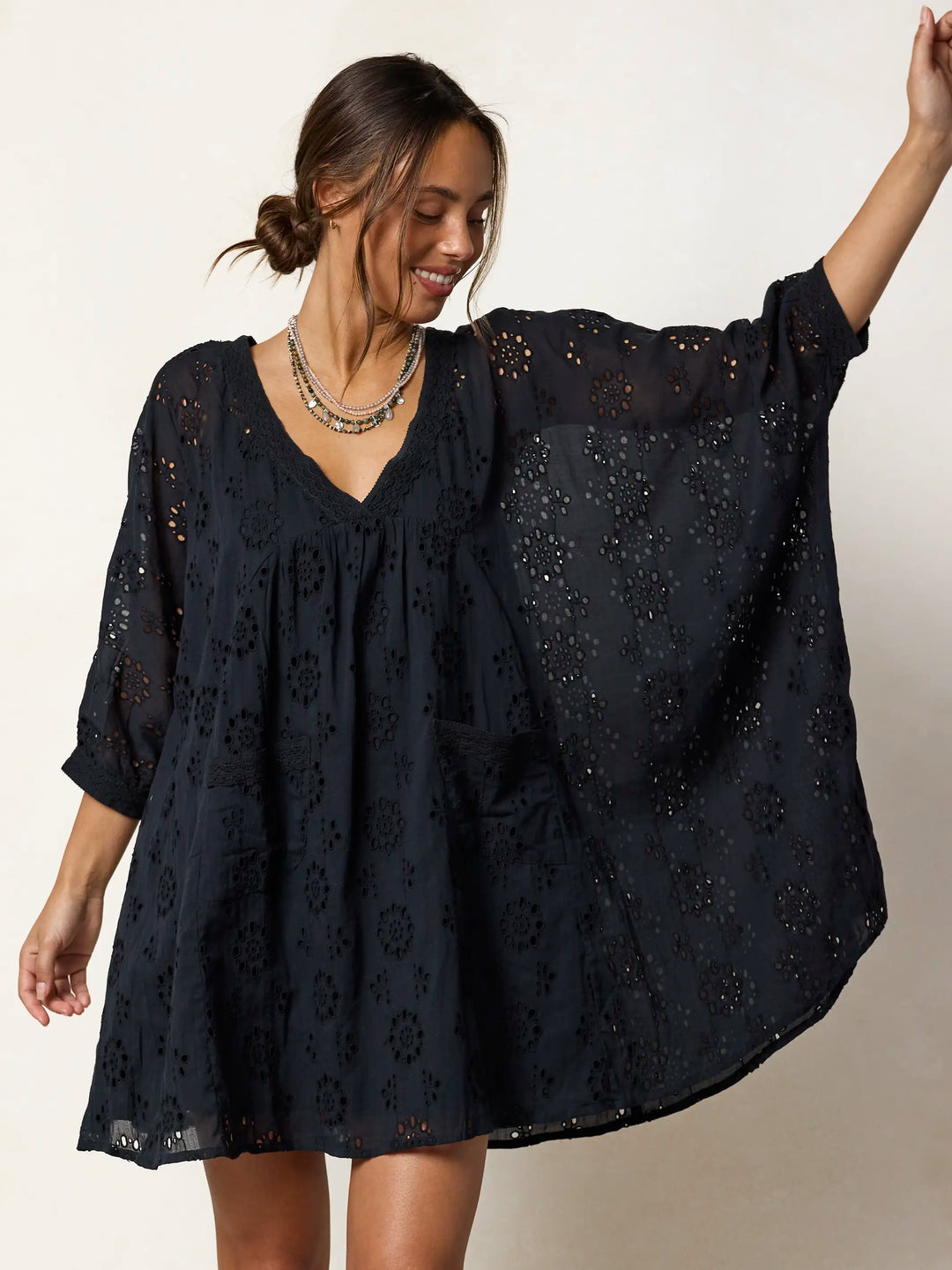 Mia Cotton Eyelet Dress