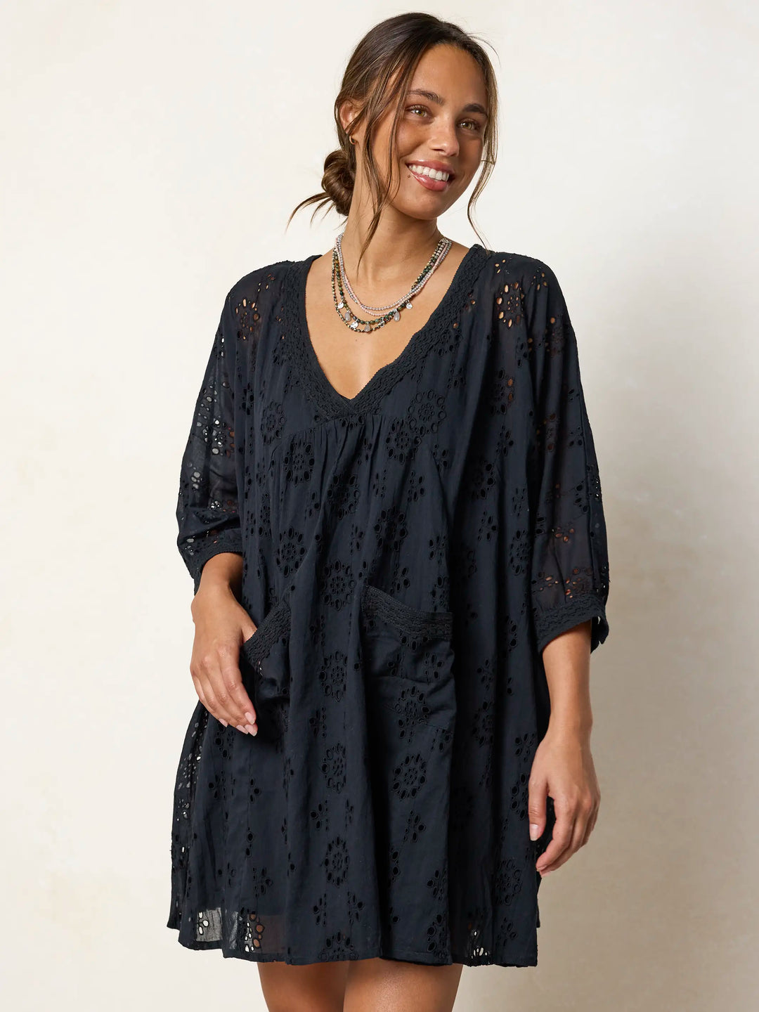 Mia Cotton Eyelet Dress