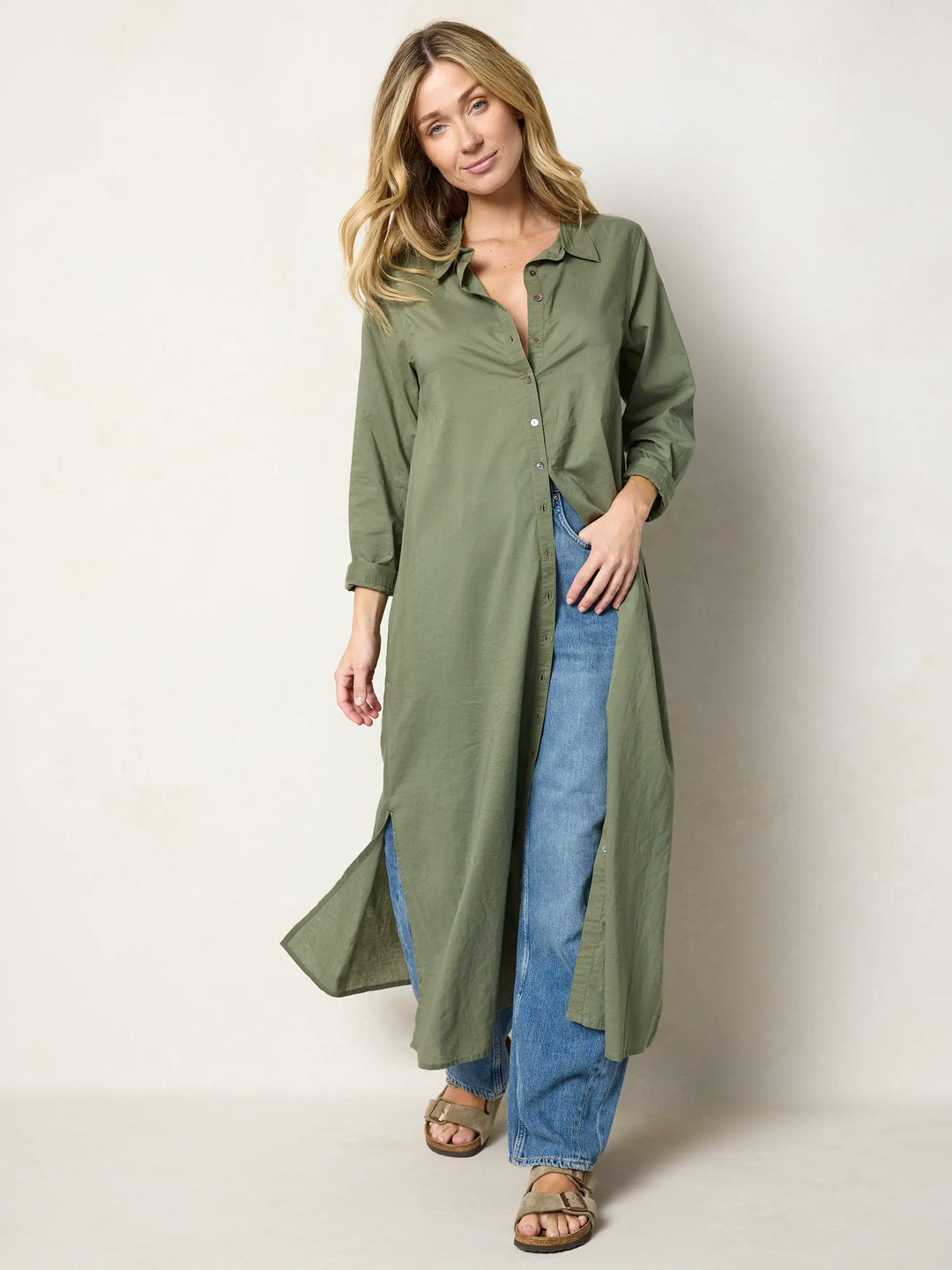 Drew Cotton Shirt Dress