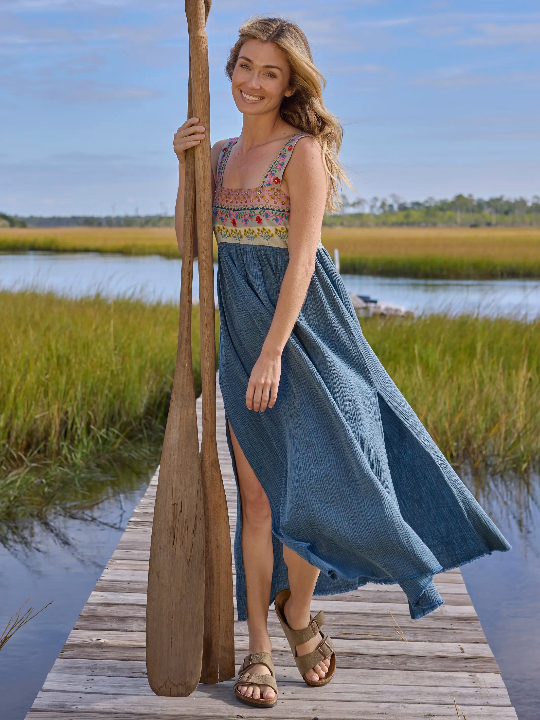 Tricia Embellished Maxi Dress