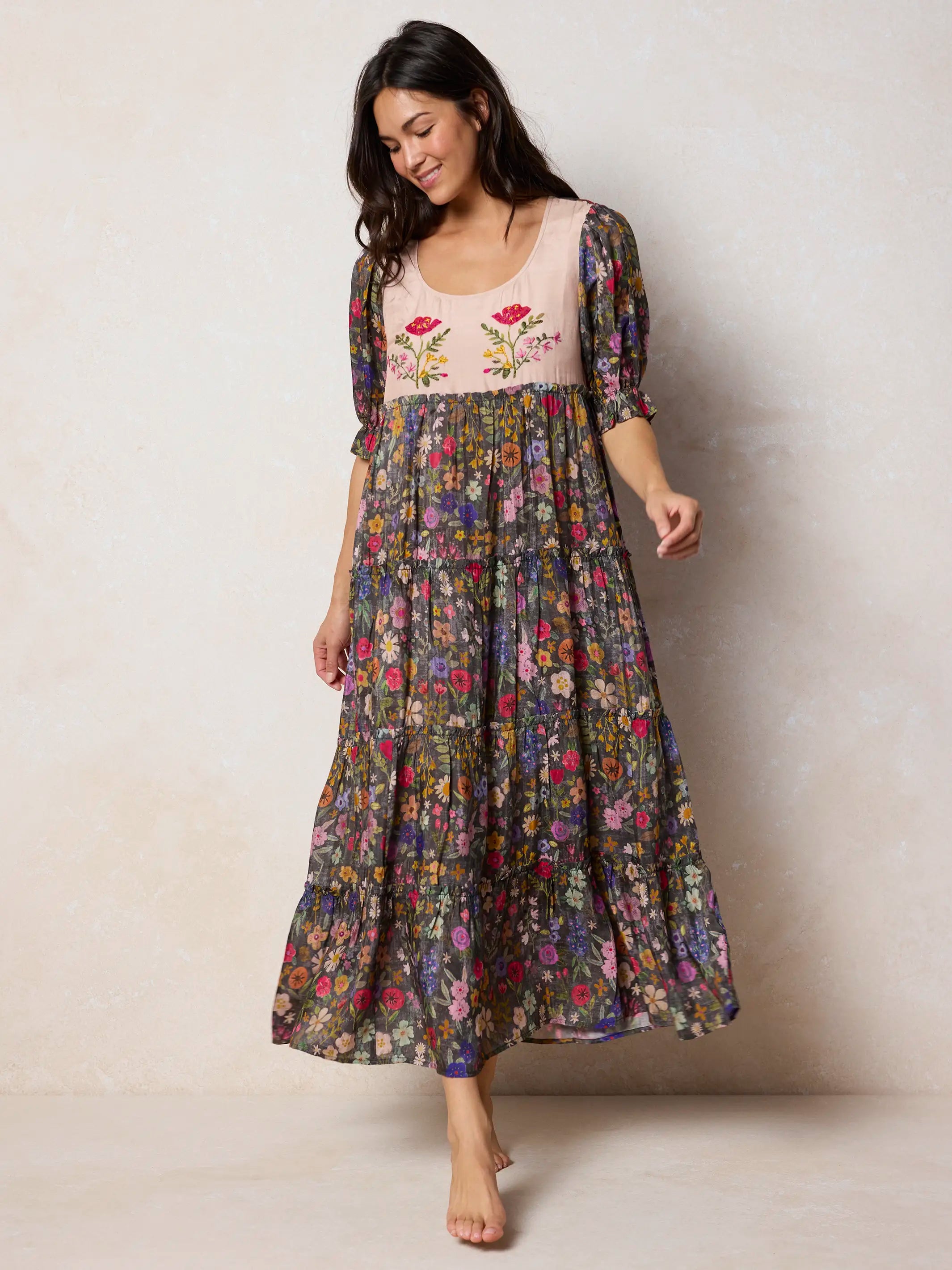 sachin and babi light blue dress White Short Chiffon Dress W/Cape Overlay  judyssmallworld