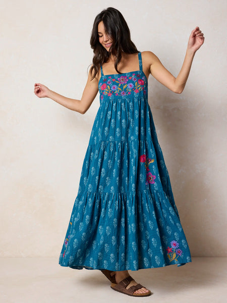 Patricia Embroidered Maxi Dress