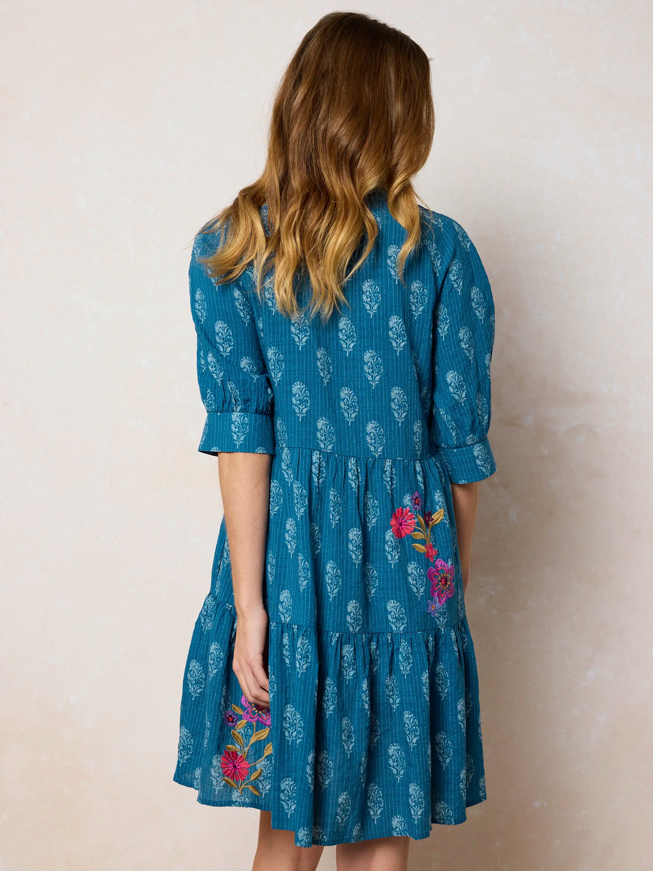 knee length dresses for ladies In The Moment Cotton Mini Dress