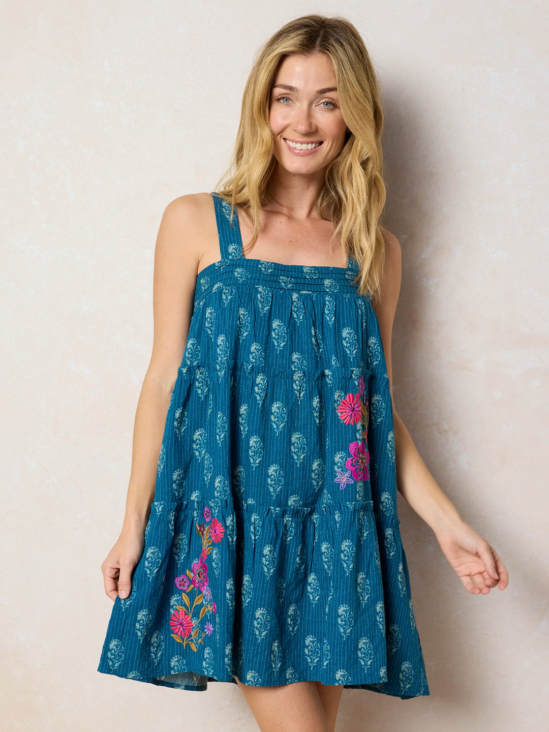 Embroidered Kate Mini Dress