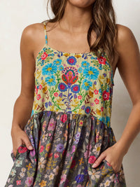 Lana Mini Dress - Flung Floral Wildflowers-view 1