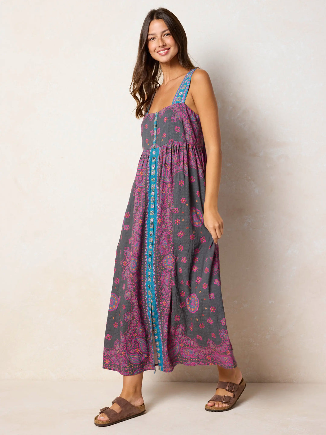natural life maxi dress Lucy Jasmine Jade Draped Strapless colorgrp-49590 The four tiered silhouette Color:Azure Blue