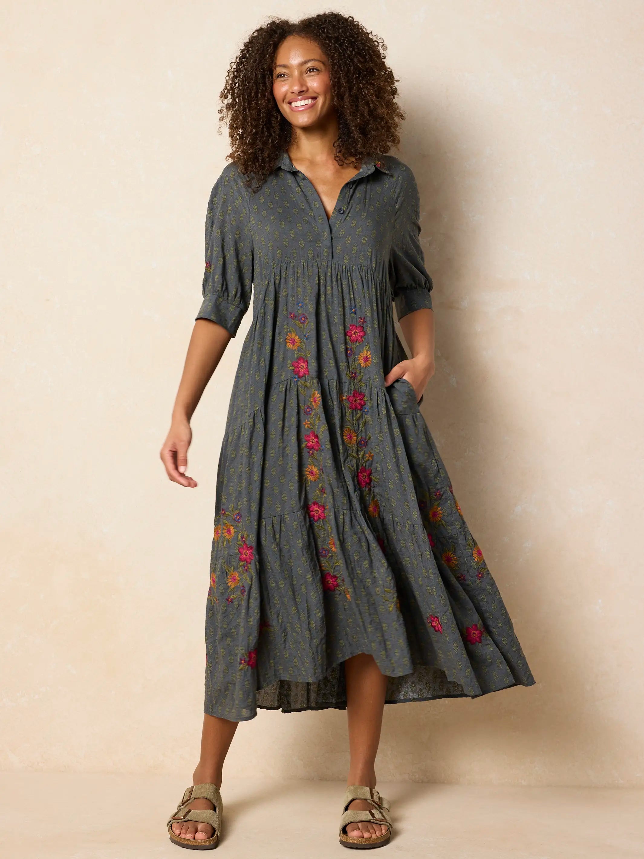 natural life rebecca midi dress Rebecca Midi Dress