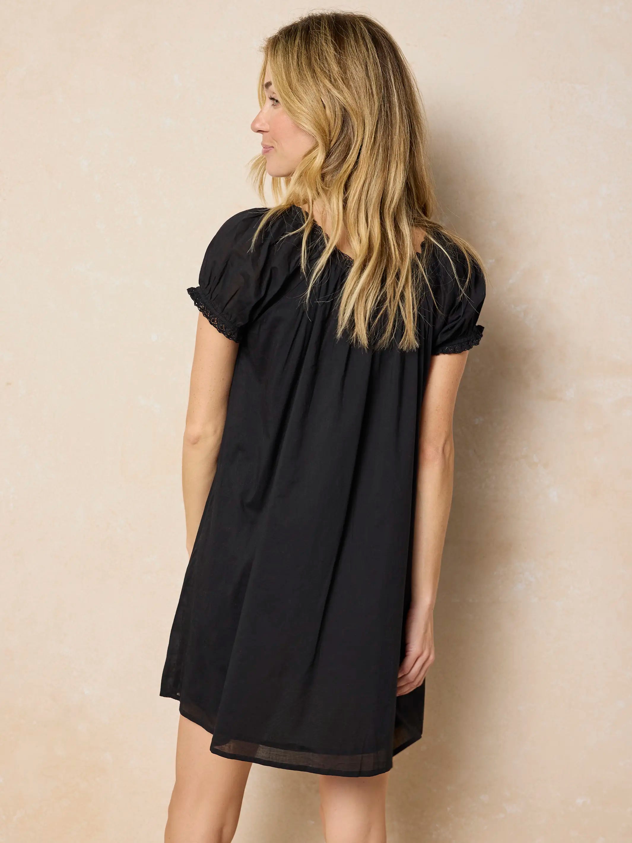 Sweet Nothings Embroidered Cotton Mini Dress