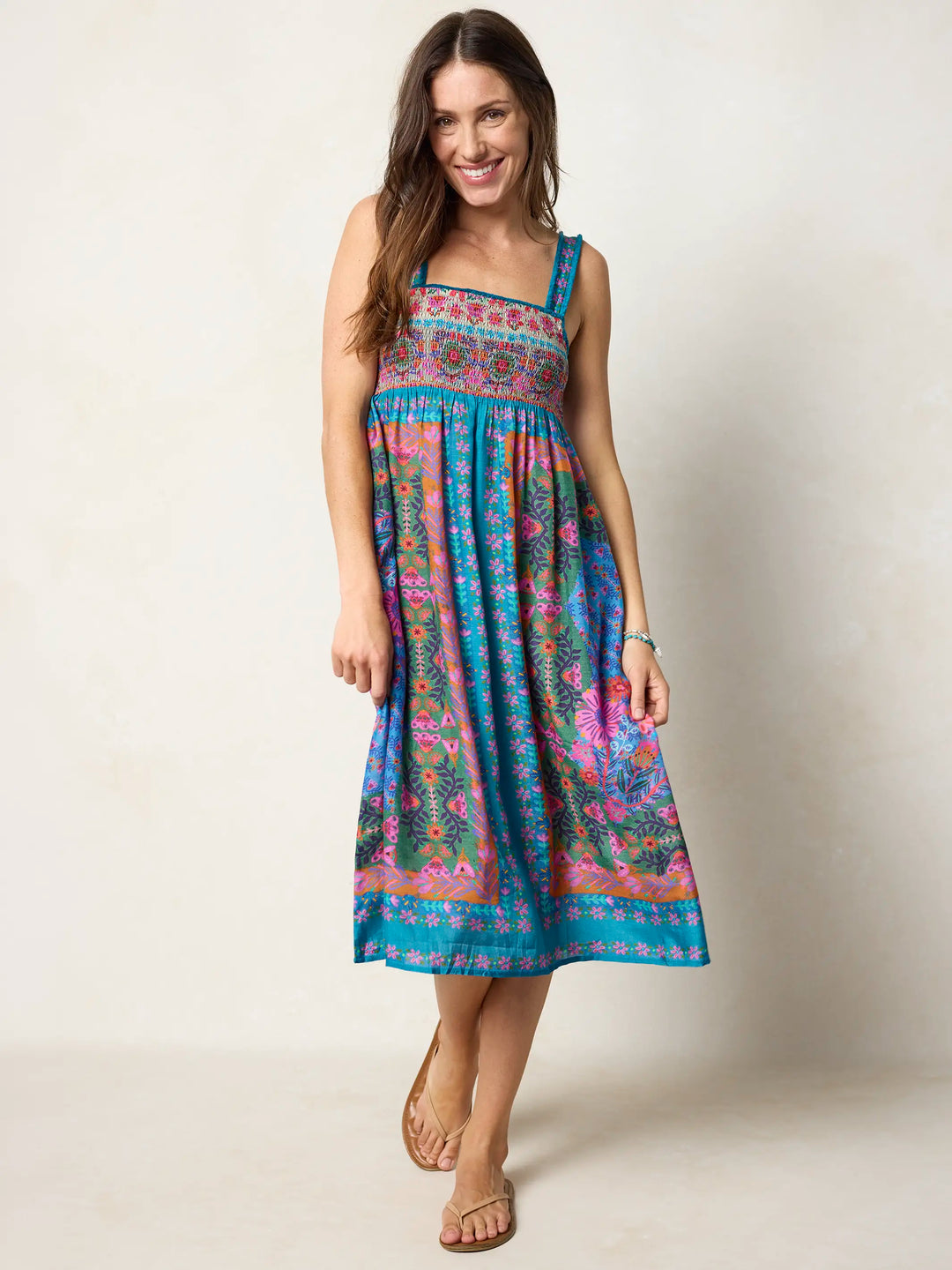 Spring In Your Step Midi Dress